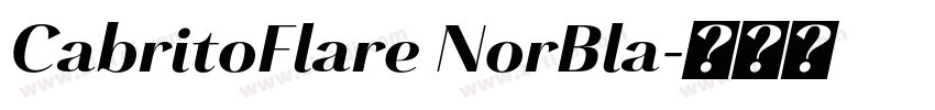 CabritoFlare NorBla字体转换